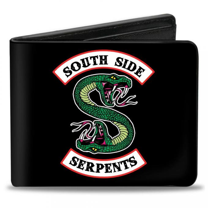 Bi-Fold Wallet - Riverdale SOUTH SIDE SERPENTS Patch Black