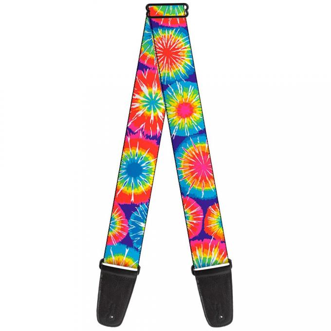 Guitar Strap - 70's Tie Dye