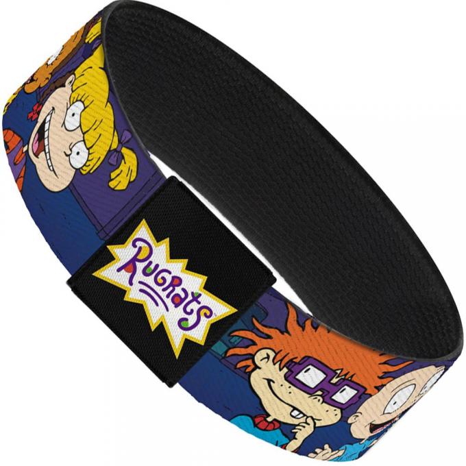 Elastic Bracelet - 1.0" - Rugrats 6-Character Group Pose3