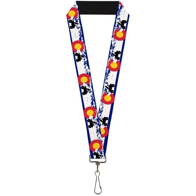 Buckle-Down Lanyard - Colorado/ATV Rider/Mountains