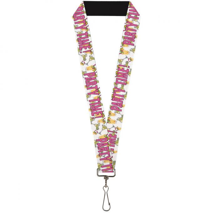 Buckle-Down Lanyard - PARTY TIME! w/Drinks