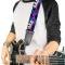 Guitar Strap - Crown Princess Oval Black/Turquoise