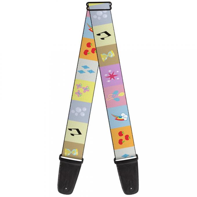 Guitar Strap - My Little Pony Cutie Mark Blocks