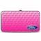 Hinged Wallet - Ford Oval CORNER w/Text PINK