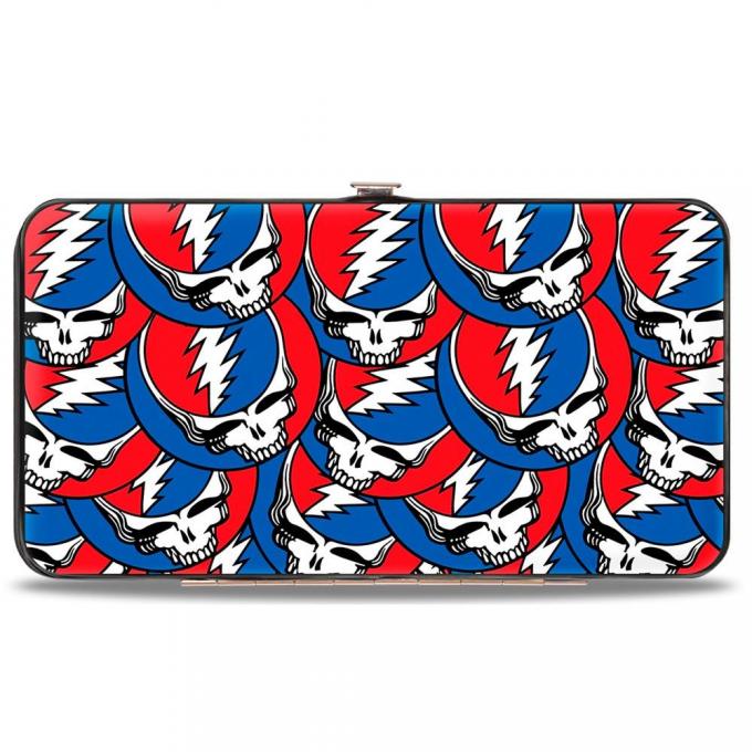 Hinged Wallet - Steal Your Face Stacked Red/White/Blue