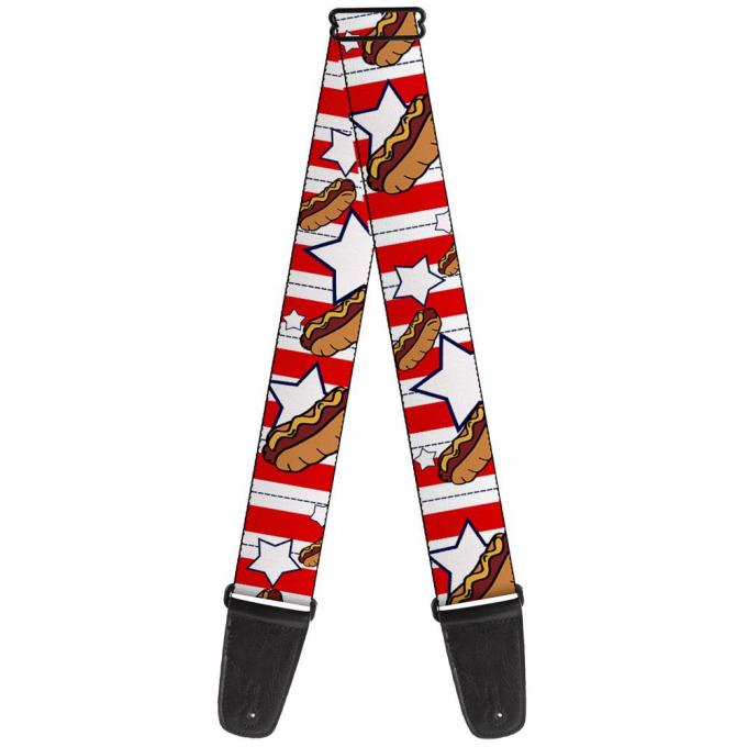Guitar Strap - Hot Dogs