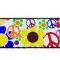 Buckle-Down Dog Leash - Flower Peace Power