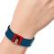 Elastic Bracelet - 1.0" - Tina UHHHHH Blue/Black/White