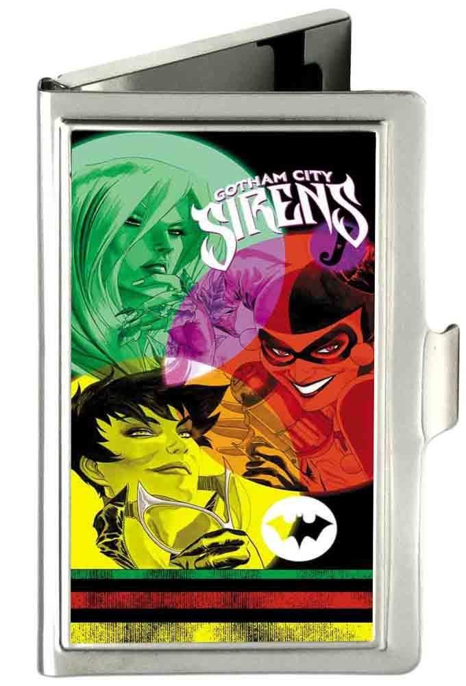 Business Card Holder - SMALL - GOTHAM CITY SIRENS Issue #14 Cover FCG Black/ Multi Color