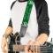 Guitar Strap - KEEP CALM AND DRINK ON/Beer Green/White