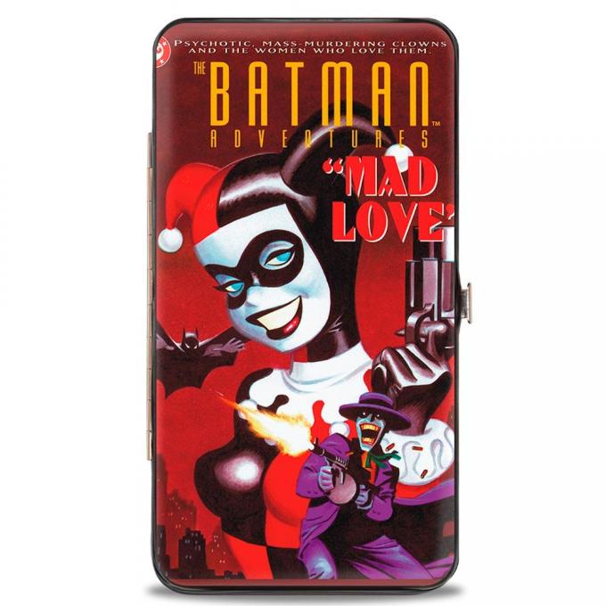 Hinged Wallet - THE BATMAN ADVENTURES MAD LOVE #1 Cover Joker/Harley Quinn Poses