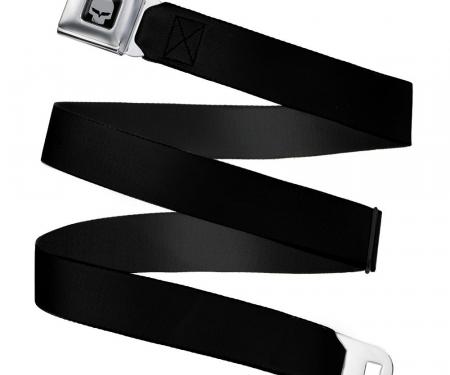 C6R Jake Skull Seatbelt Belt - Black Webbing