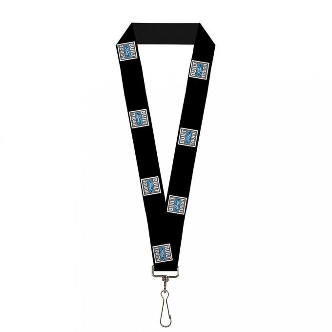 Lanyard - 1.0" - Built Ford Tough Logo REPEAT