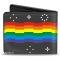 Bi-Fold Wallet - Nyan Cat Black