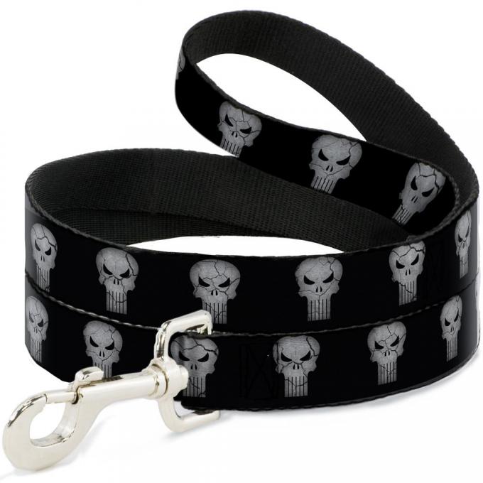 MARVEL UNIVERSE 
Dog Leash Stone Punisher Logo Black/Gray