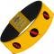 Elastic Bracelet - 1.0" - Reverse Flash Logo Golden Yellow/Black/Red