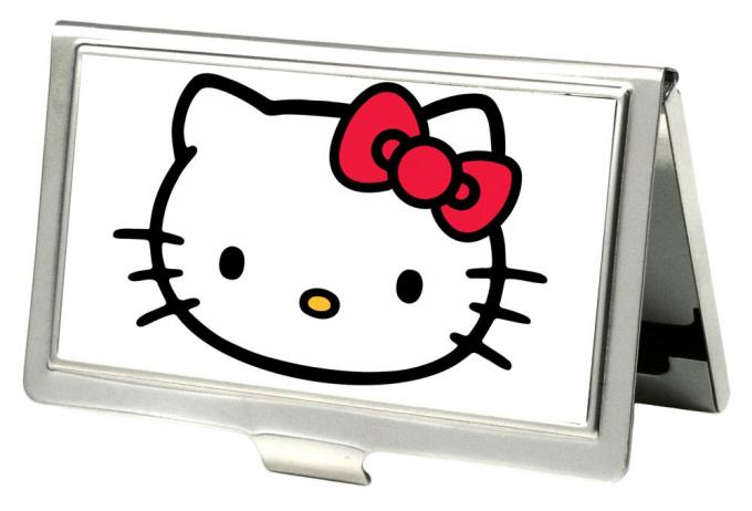 Business Card Holder - SMALL - Hello Kitty Face FCG White