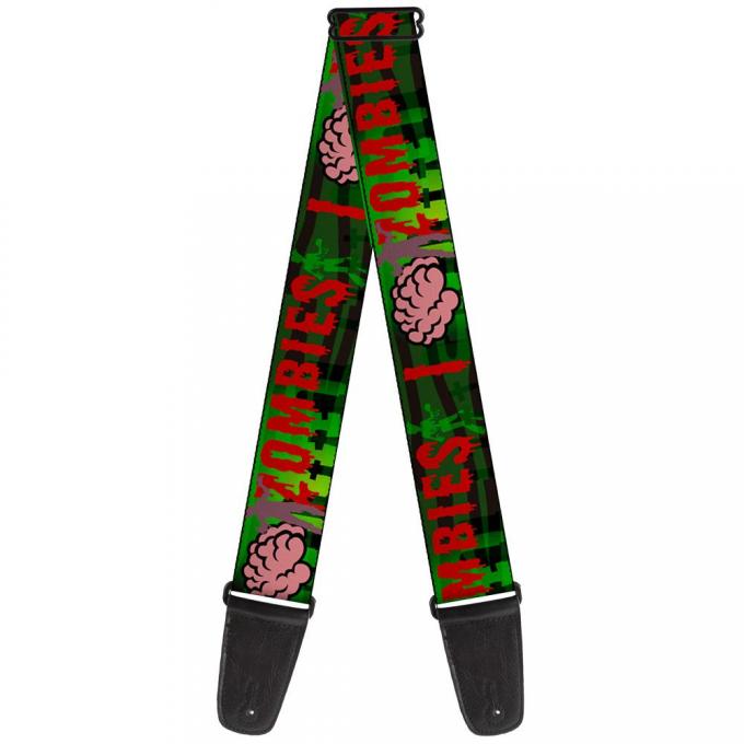 Guitar Strap - I "Brain" ZOMBIES