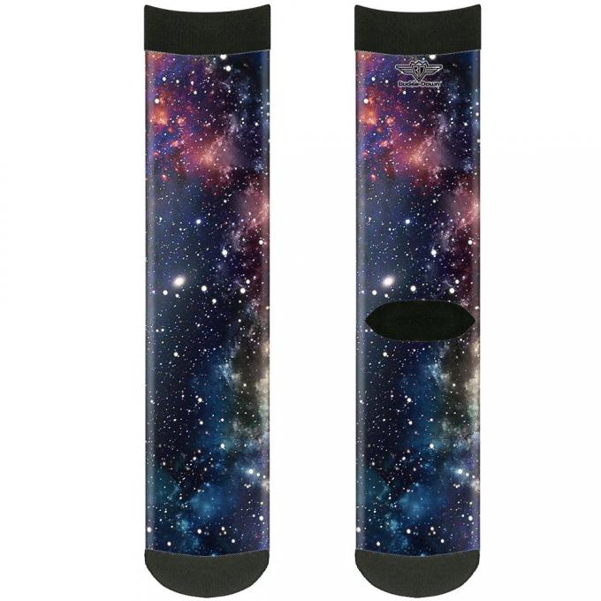 Sock Pair - Polyester - Space Dust Collage - CREW