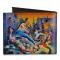 SEGA GENESIS 
Canvas Bi-Fold Wallet - Streets of Rage 8-Bit Box Cover Street Fight