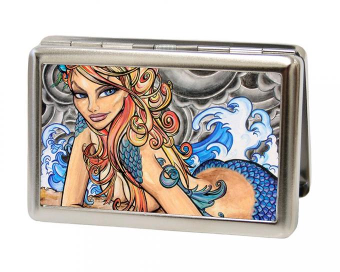 Business Card Holder - LARGE - Earth Wind Flower Water FCG