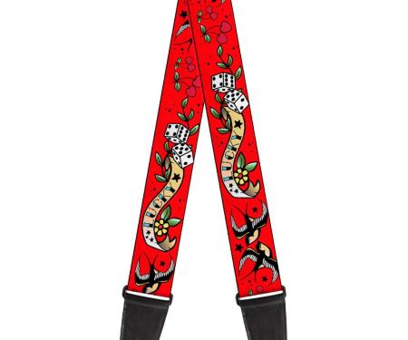 Guitar Strap - Lucky Red