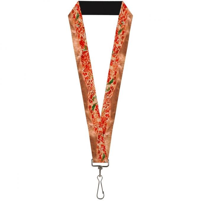 Buckle-Down Lanyard - Chicago Style Pizza Vivid
