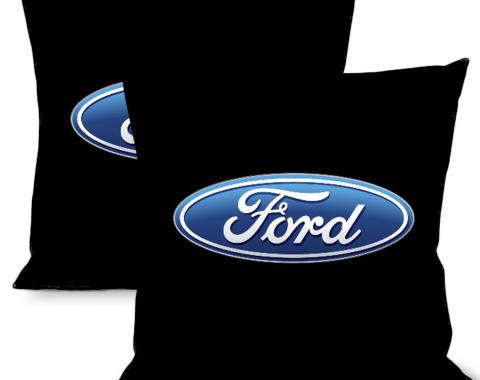 Throw Pillow - Ford Logo