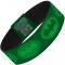 Elastic Bracelet - 1.0" - Glowing Bat Signals Greens