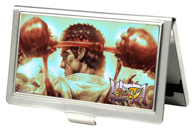 Business Card Holder - SMALL - STREET FIGHTER ULTRA IV Ryu Prep Pose CLOSE-UP FCG