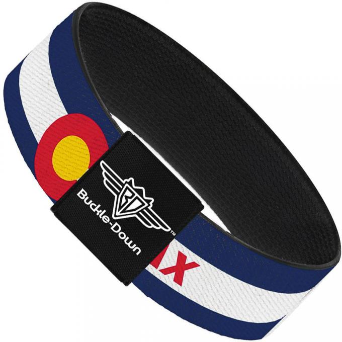 Buckle-Down Elastic Bracelet - Colfax Colorado Flag