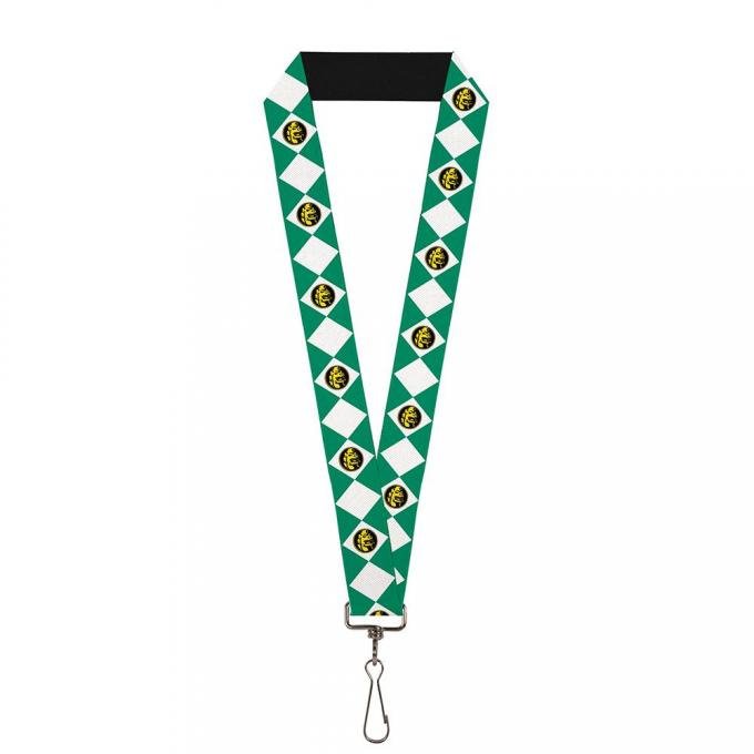 Lanyard - 1.0" - Diamond Green Ranger