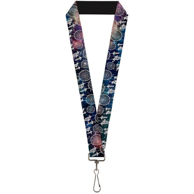 Buckle-Down Lanyard - Dream Catcher Galaxy/White