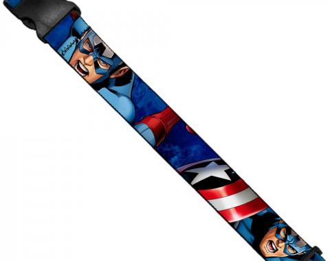 MARVEL AVENGERS  
Luggage Strap - Marvel Avengers Captain America Action1 Blue