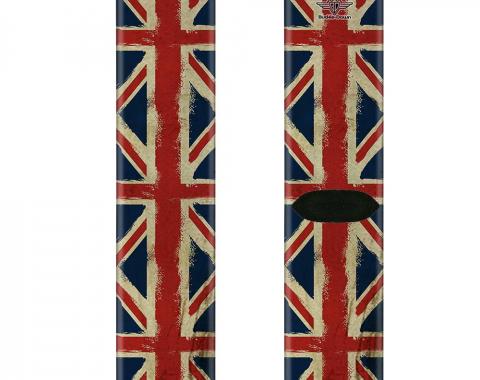 Sock Pair - Polyester - United Kingdom Flags Distressed Painting - CREW