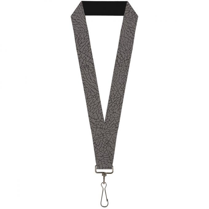 Buckle-Down Lanyard - Elephant Crackle Grays