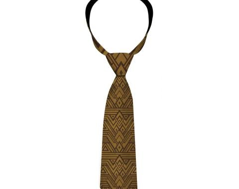 Necktie Standard - Wonder Woman 2017 Icon Repeat Brown/Gold