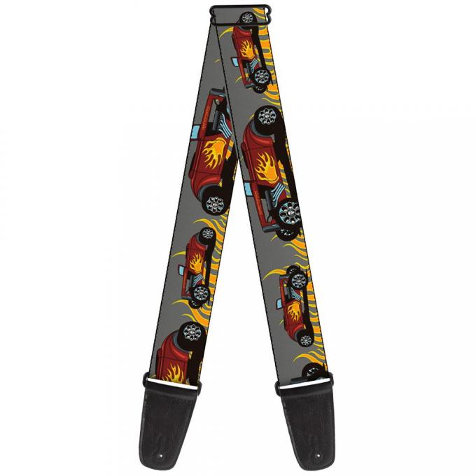 Guitar Strap - Hot Rod w/Flames