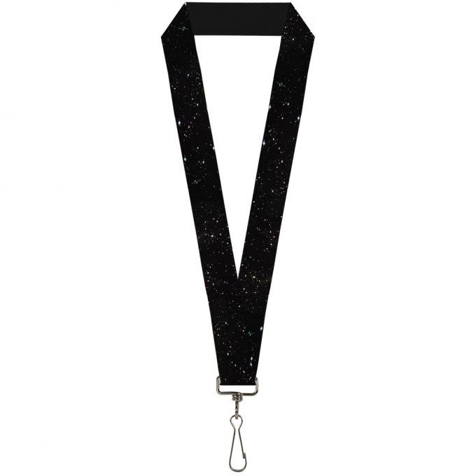Buckle-Down Lanyard - Deep Space2 Black/White