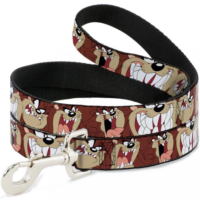 Dog Leash Tasmanian Devil Expressions Brown