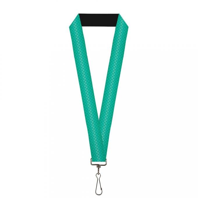Lanyard - 1.0" - Ariel's Scales Turquoise Blues