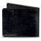 Bi-Fold Wallet - STOP THE SULLEN EMO CRAP/Pentagram Black/Grays/White