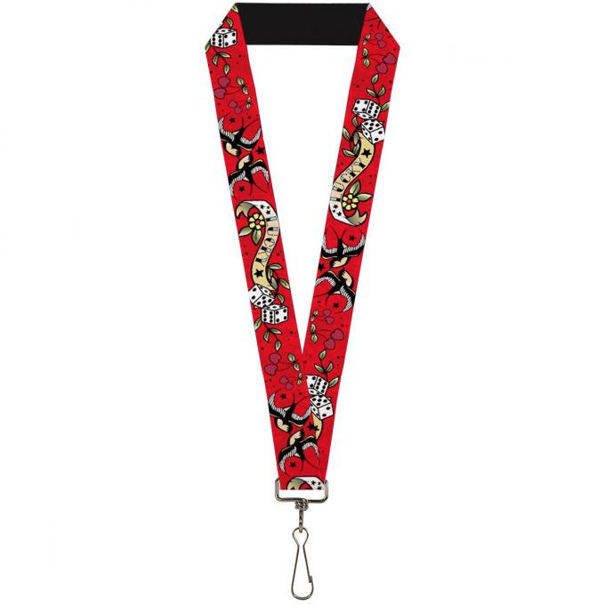 Buckle-Down Lanyard - Lucky Red