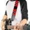 Guitar Strap - Trinidad & Tobaga Flags/Black Block