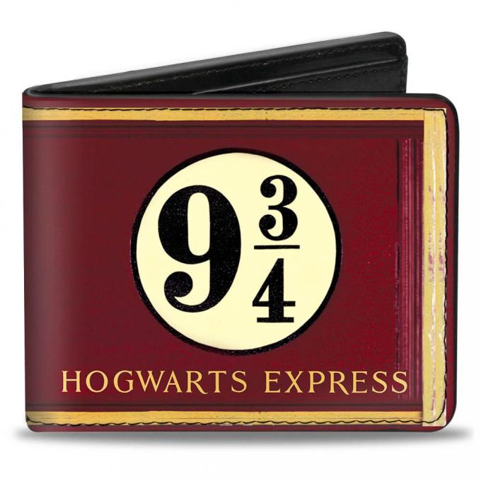 Bi-Fold Wallet - HOGWARTS EXPRESS 9¾ Burgundy/Gold