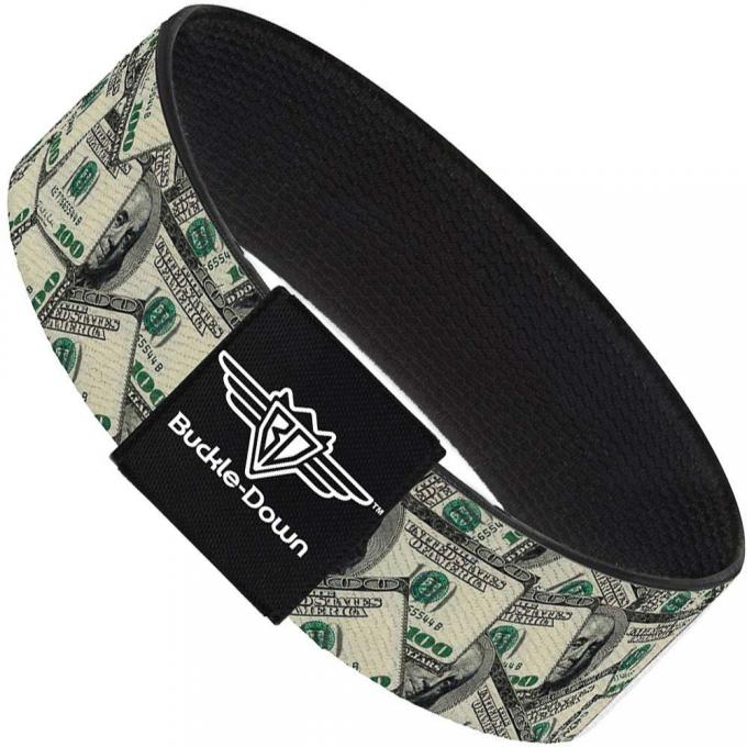 Buckle-Down Elastic Bracelet - Benjamins