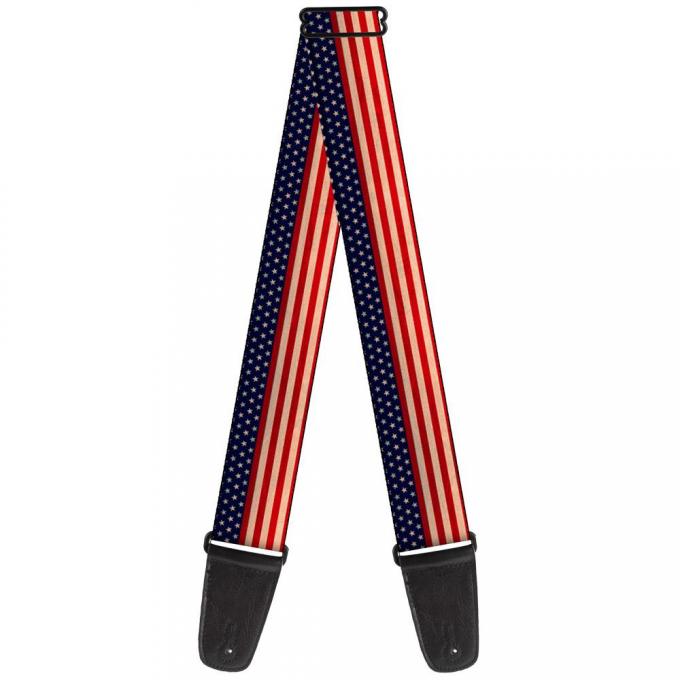Guitar Strap - American Flag Stripe