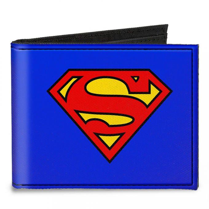 Canvas Bi-Fold Wallet - Superman Blue