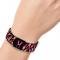 Elastic Bracelet - 1.0" - Louise Pink Rabbit Ear Hat Silhouette Black/Pink