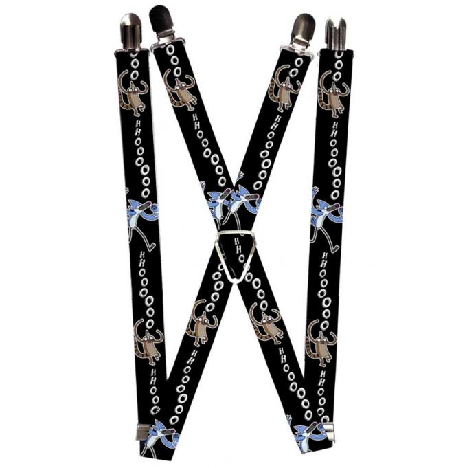 Suspenders - 1.0" - Mordecai & Rigby OOOOOOHH